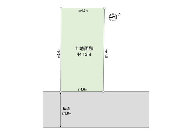 大井6丁目 土地 区画図