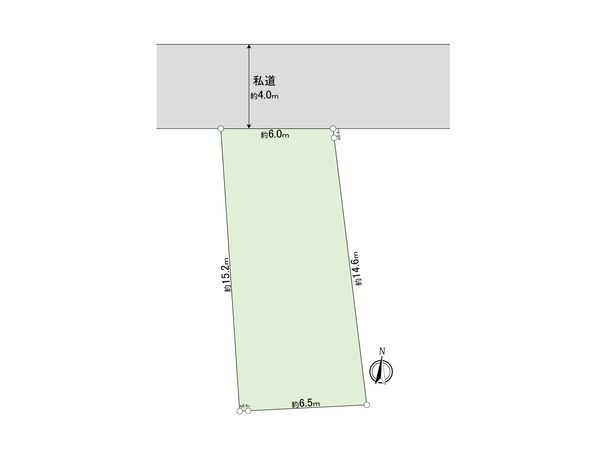 大崎2丁目 土地 区画図 大崎2丁目 土地 区画図