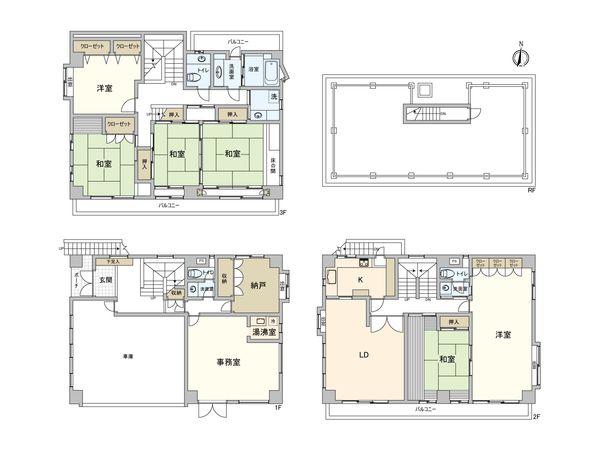 中延6丁目 戸建 間取図(平面図) 中延6丁目 戸建 間取図(平面図)