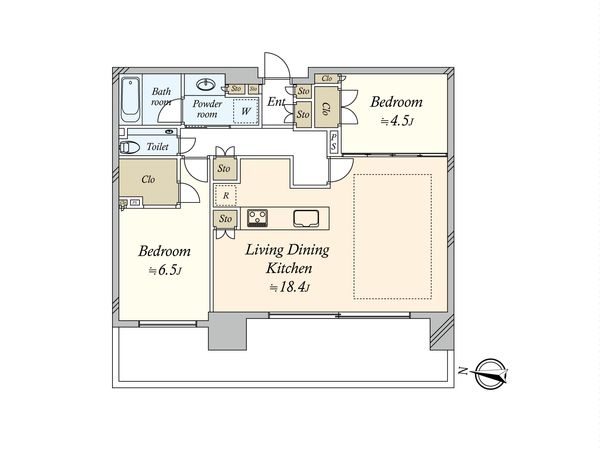 品川イーストシティタワー 間取図(平面図) 間取図(平面図)