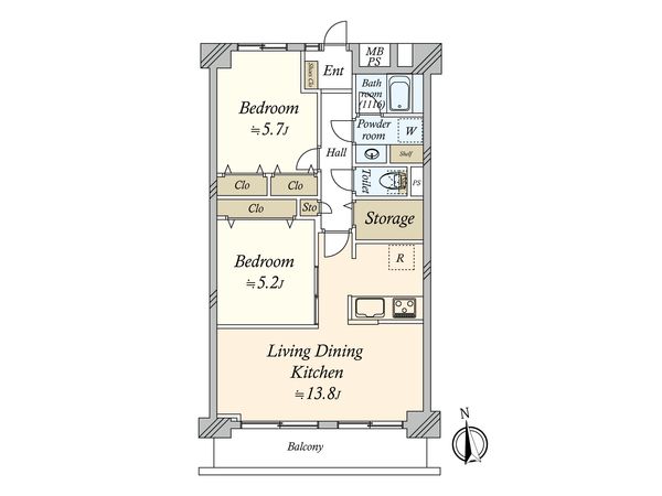 間取図(平面図)