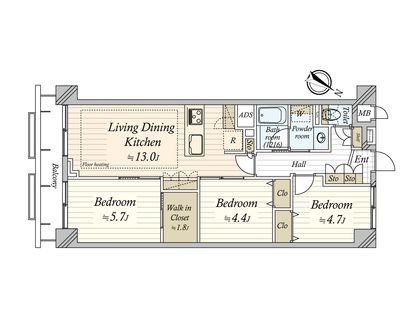 間取図(平面図) 間取図(平面図)