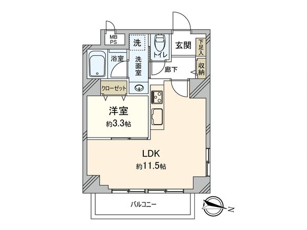 東大井シティハウス 間取図(平面図)