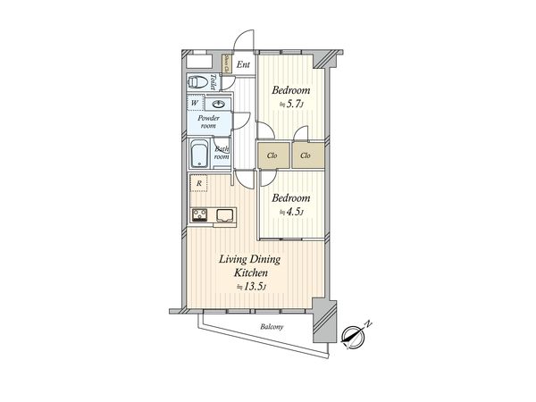 サンライフ東品川 間取図(平面図) サンライフ東品川 間取図(平面図)
