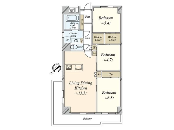 アイビハイツ南品川 間取図(平面図) アイビハイツ南品川 間取図(平面図)