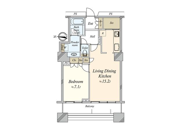 ラグナタワー 間取図(平面図) 間取図(平面図)