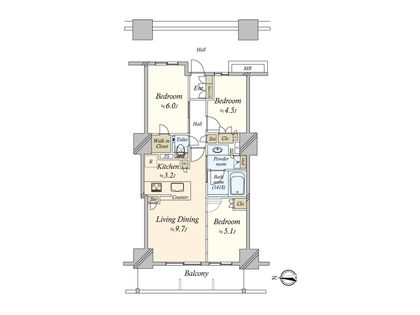 間取図(平面図)