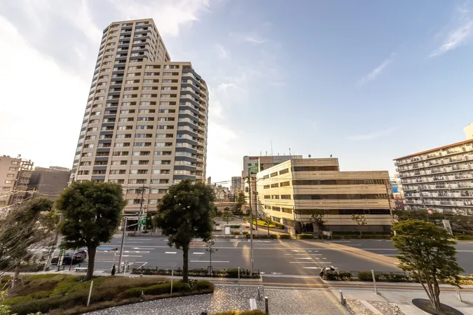 バルコニーからの眺望※賃貸前の画像（令和5年3月撮影）