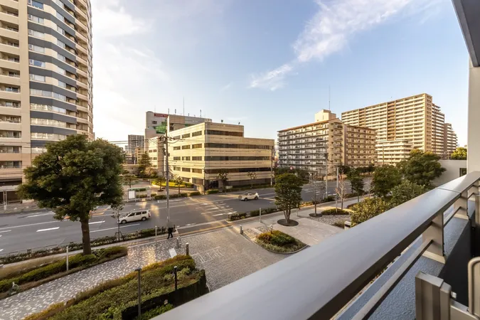 バルコニーからの眺望※賃貸前の画像（令和5年3月撮影）