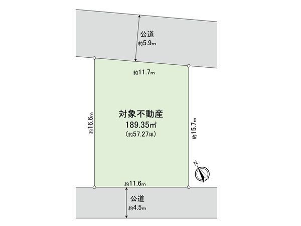 鎌田2丁目 土地 区画図 区画図