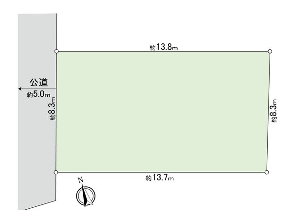 瀬田1丁目土地 区画図 瀬田1丁目土地 区画図