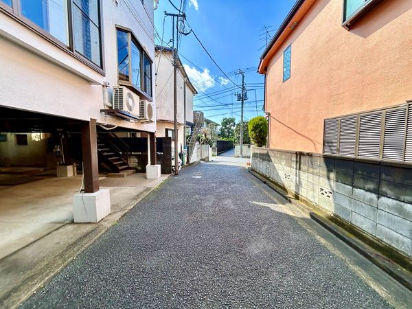 等々力2丁目 土地 前面道路含む外観