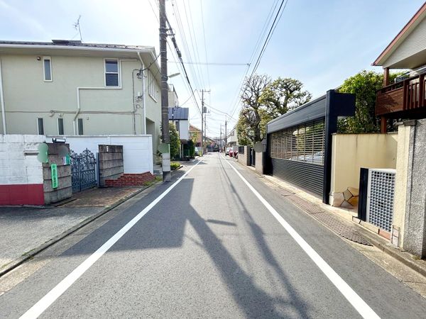 奥沢5丁目借地権 土地 前面道路含む外観 奥沢5丁目借地権 土地 前面道路含む外観