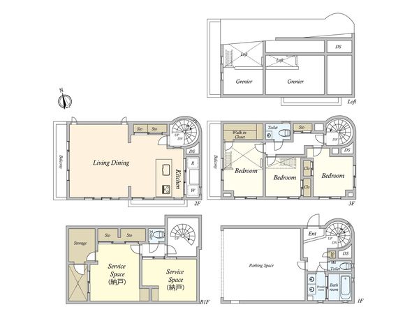 瀬田2丁目 戸建 間取図(平面図) 間取図(平面図)