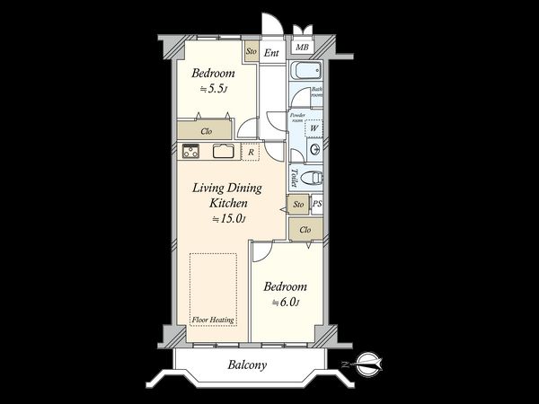 セルバ大蔵 間取図(平面図) 間取図(平面図)