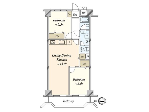 セルバ大蔵 間取図(平面図)