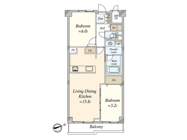 シャンボール瀬田 間取図(平面図) シャンボール瀬田 間取図(平面図)