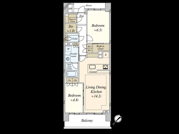 ザ・パークハウス二子玉川ガーデン 間取図(平面図)