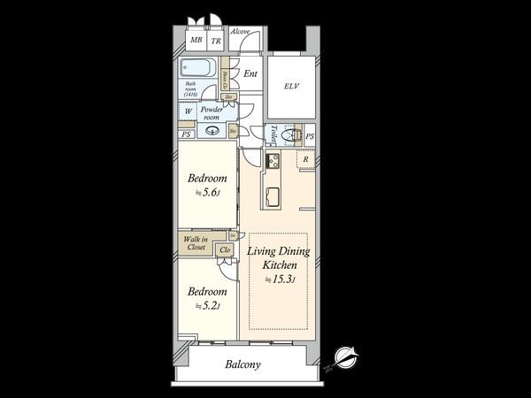 ザ・パークハウス二子玉川ガーデン 間取図(平面図) 間取図(平面図)
