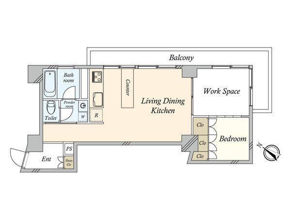 シャンボール武蔵小山 間取図(平面図)