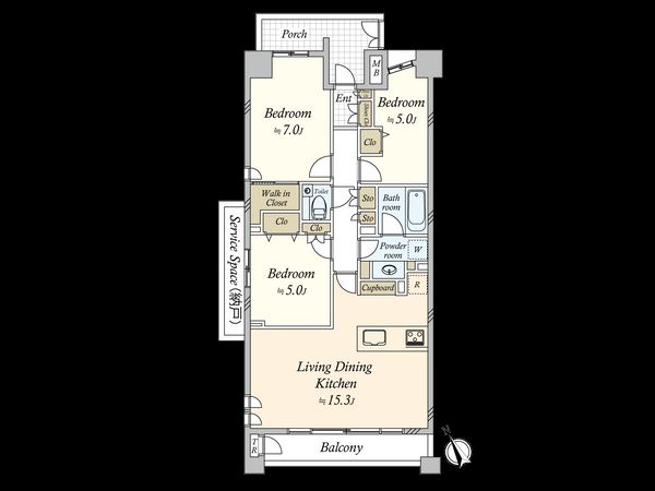 パークホームズ二子玉川ヒルトップ 間取図(平面図) パークホームズ二子玉川ヒルトップ 間取図(平面図)