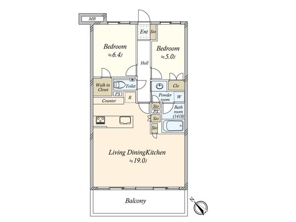 アイディーコート二子玉川 間取図(平面図)