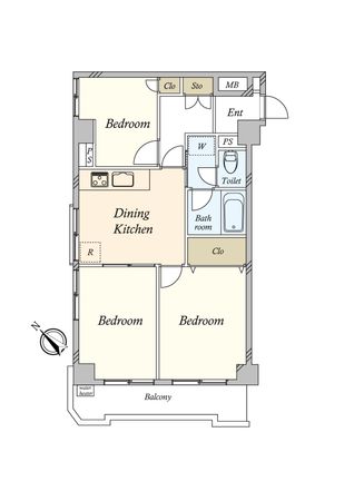 京王瀬田マンション 間取図(平面図) 京王瀬田マンション 間取図(平面図)