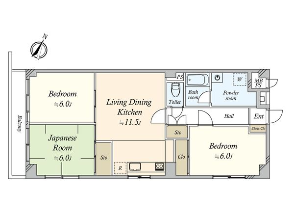岡本サンハイツ 間取図(平面図) 岡本サンハイツ 間取図(平面図)