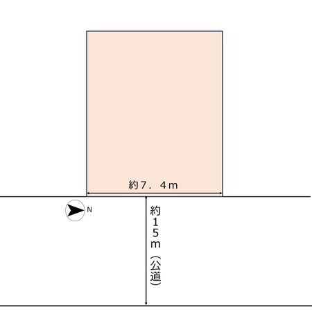 常盤1丁目 土地 区画図