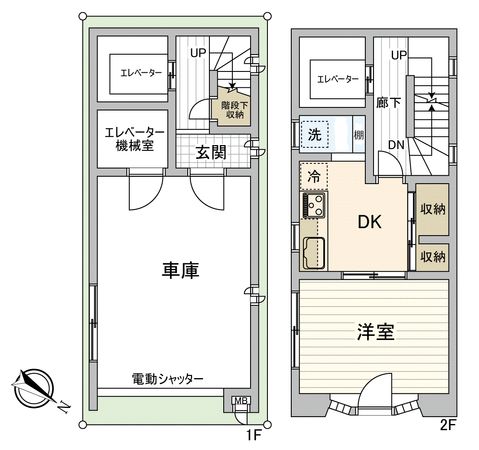新大橋一丁目 戸建 間取図(平面図) 新大橋一丁目 戸建 間取図(平面図)
