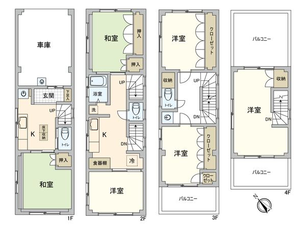 永代2丁目 戸建 間取図(平面図)