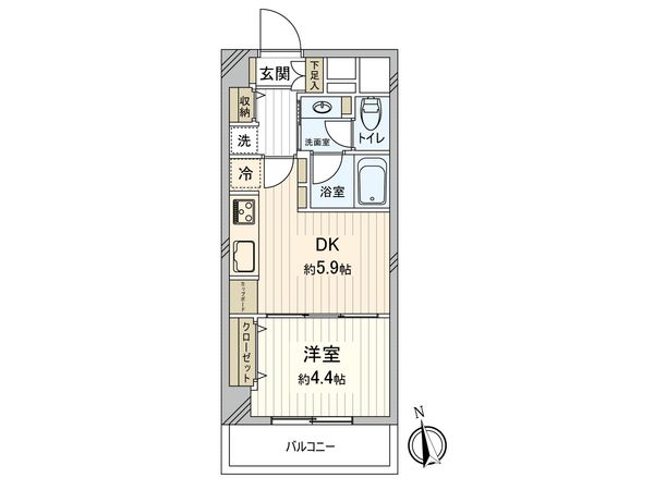 シャンボール門前仲町 間取図(平面図) 間取図(平面図)