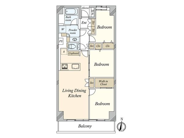 東建ニューハイツ元加賀 間取図(平面図) 東建ニューハイツ元加賀 間取図(平面図)