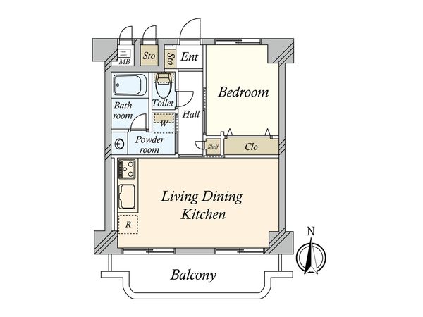ライオンズマンション門前仲町第6 間取図(平面図) 間取図(平面図)