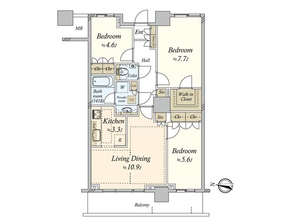間取図(平面図)