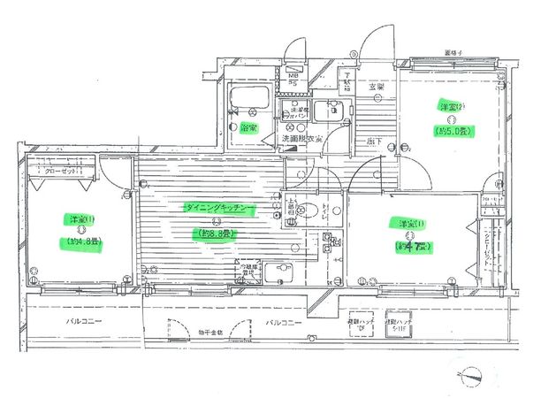 間取図(平面図)