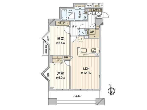 ライオンズステージ門前仲町冬木 間取図(平面図) ライオンズステージ門前仲町冬木 間取図(平面図)