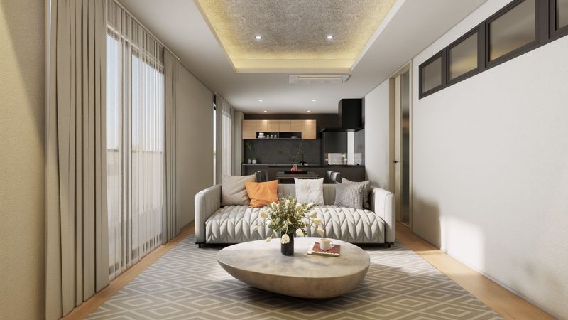 イーストコモンズ清澄白河パークフラッツ リビング イーストコモンズ清澄白河パークフラッツ リビング