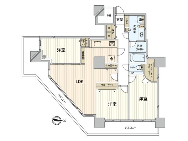 イーストコモンズ清澄白河セントラルタワー 間取図(平面図) イーストコモンズ清澄白河セントラルタワー 間取図(平面図)