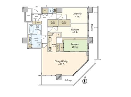 間取図(平面図)