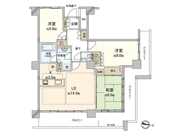 イーストコモンズ清澄白河フロントタワー 間取図(平面図) イーストコモンズ清澄白河フロントタワー 間取図(平面図)