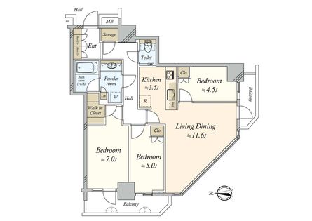 間取図(平面図)