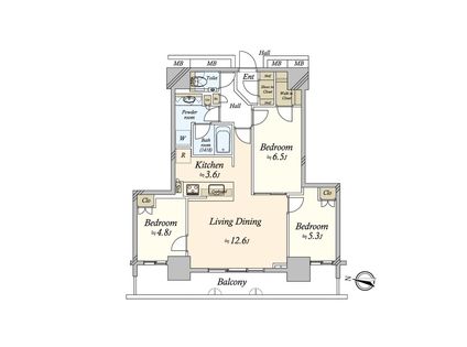 間取図(平面図)