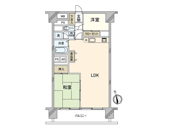 清澄ハイツ 間取図(平面図) 清澄ハイツ 間取図(平面図)