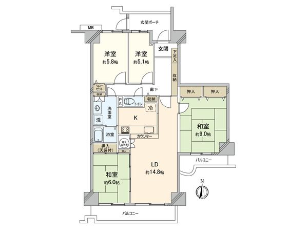 間取図(平面図)
