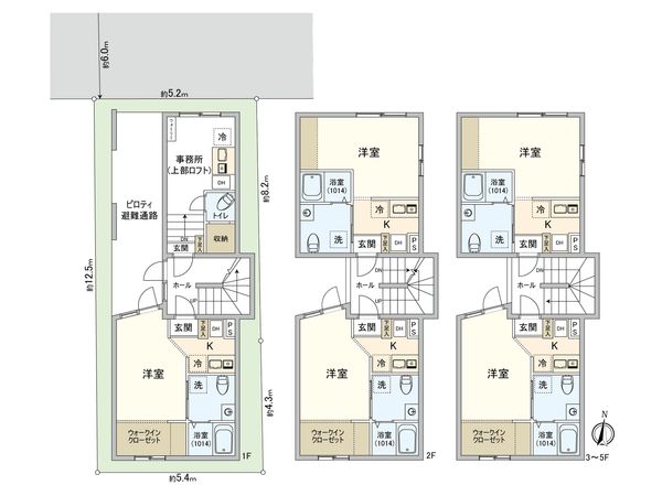 Luxe residence菊川 間取図(平面図) Luxe residence菊川 間取図(平面図)
