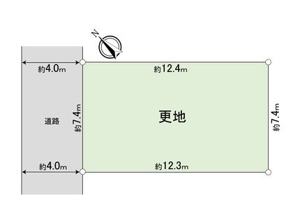 板橋区板橋3丁目 土地 区画図