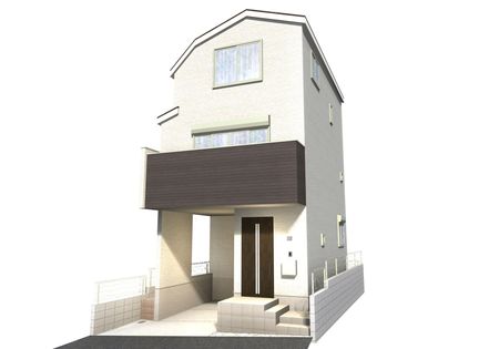 北区滝野川1丁目 新築戸建 外観パース図