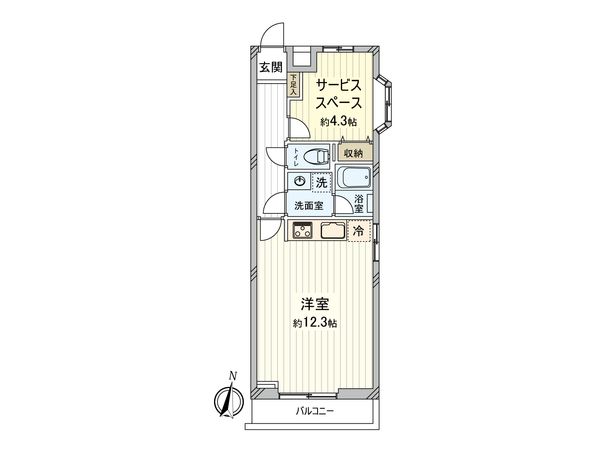 チサンマンション滝野川 間取図(平面図) チサンマンション滝野川 間取図(平面図)