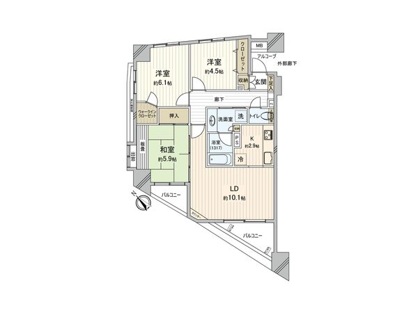シーズスクエア池袋西 間取図(平面図) 間取図(平面図)